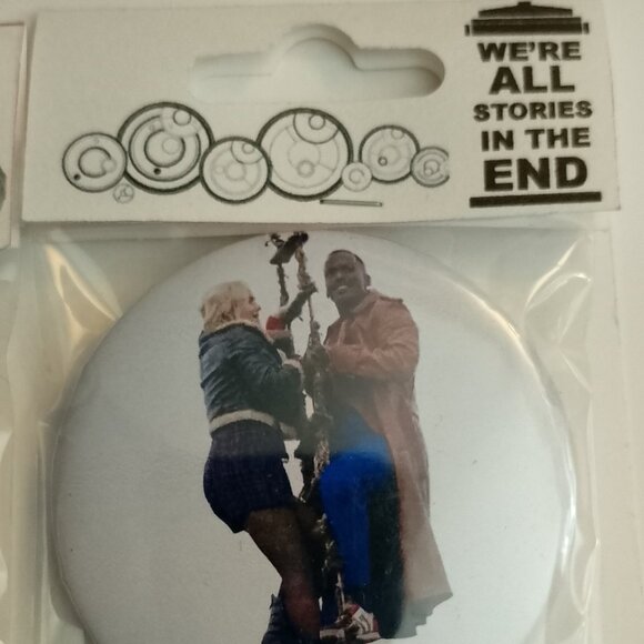 8 BIG BUTTONS! The 15th DOCTOR WHO, 2 1/4" / 58mm BUTTONS, Ncuti Gatwa, The MEEP - Picture 8 of 10